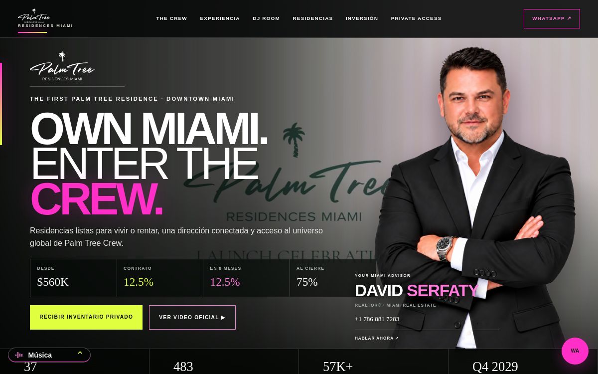 Palm Tree Residences — Downtown Miami